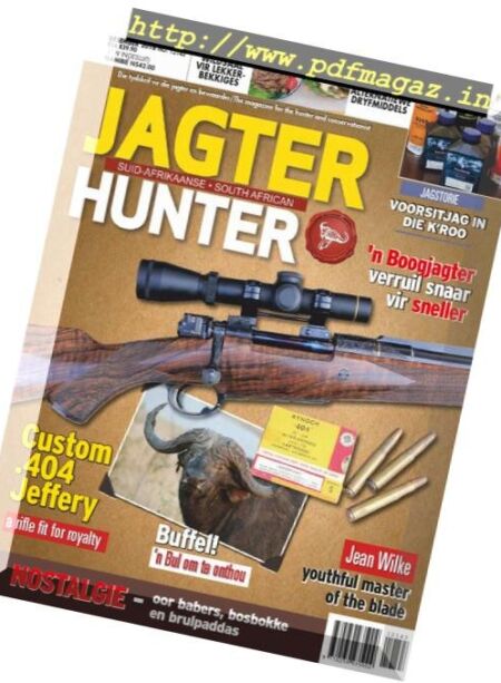 SA Hunter Jagter – December 2018 Cover
