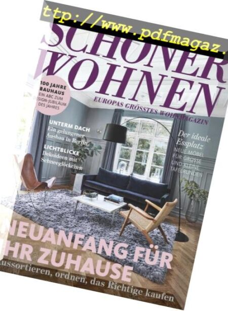 SchOner Wohnen – Januar 2019 Cover