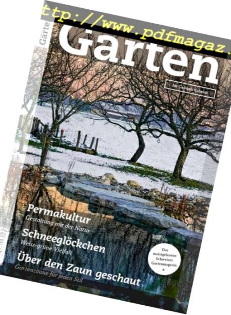 Schweizer Garten – Im Grunen daheim – Dezember 2018 Cover