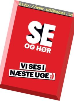 SE og HoR – 10 oktober 2018