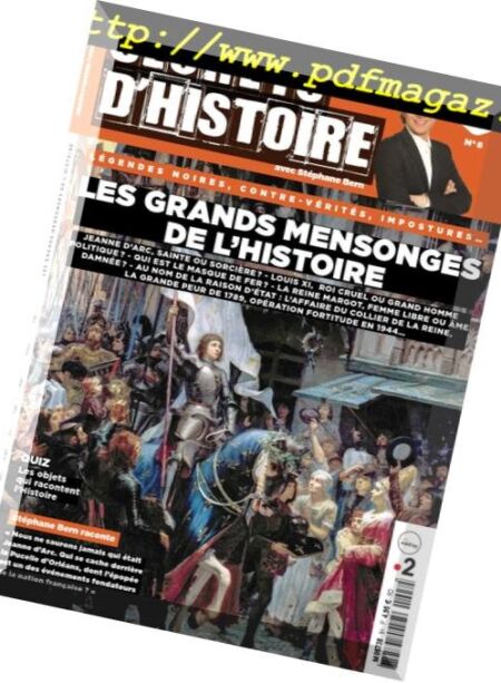 Secrets d’Histoire – Hors-Serie N8 – Hiver 2018 Cover