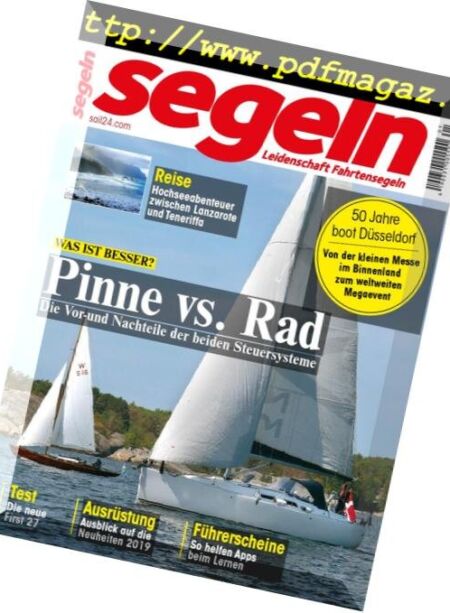 Segeln – Dezember 2018 Cover