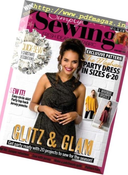 Simply Sewing – January 2019 Cover