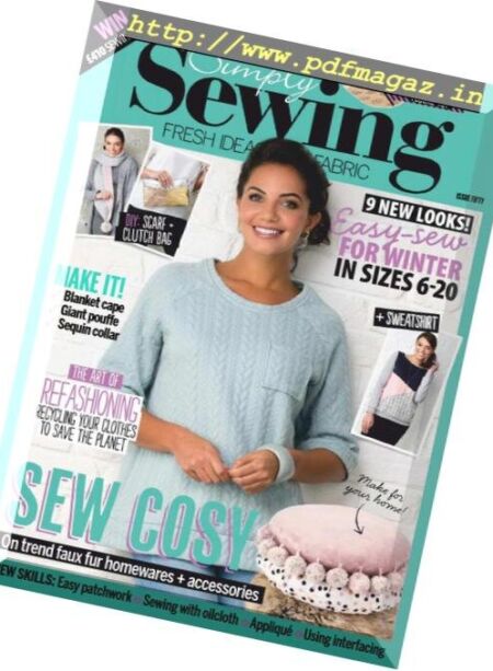 Simply Sewing – March 2019 Cover