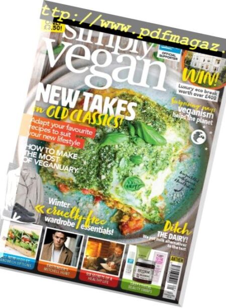 Simply Vegan – January 2019 Cover