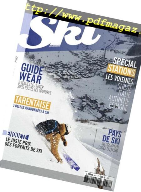 Ski magazine – janvier 2019 Cover