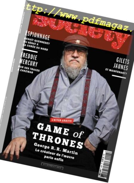 Society – 13 Decembre 2018 Cover