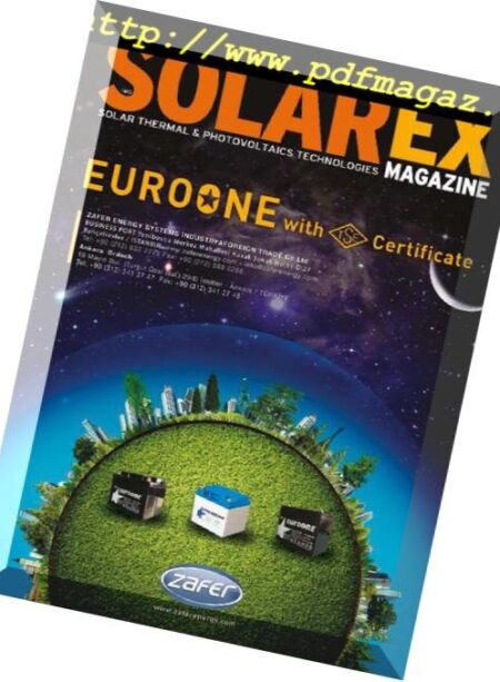 Solarex – August 2016 Cover