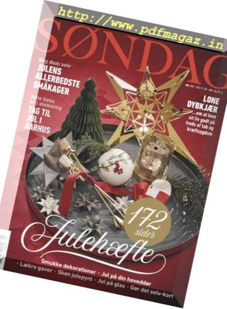 Sondag – 05 november 2018 Cover