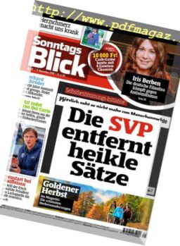 SonntagsBlick – November 2018