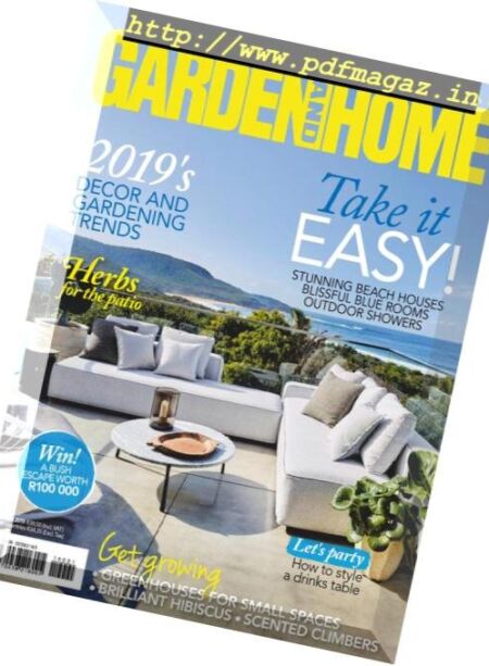 South African Garden and Home – January 2019 Cover
