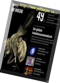 Spektrum Die Woche – 07 Dezember 2018
