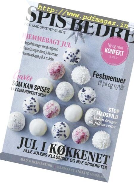 Spis Bedre – december 2018 Cover