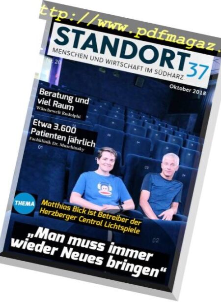 Standort Magazin – November 2018 Cover