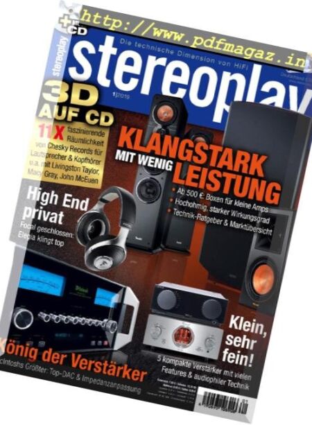 Stereoplay – Januar 2019 Cover