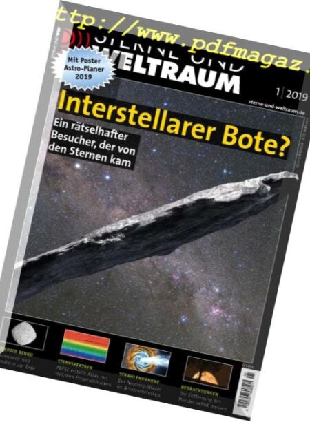 Sterne und Weltraum – Dezember 2018 Cover