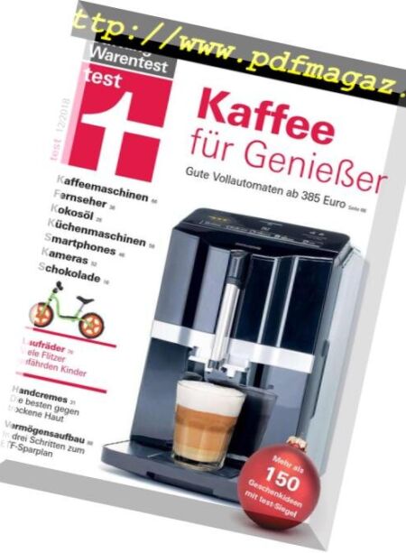 Stiftung Warentest Test – Dezember 2018 Cover