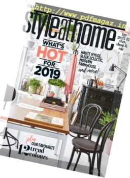 Style at Home Canada – January 2019