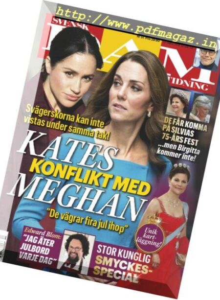 Svensk Damtidning – 13 december 2018 Cover