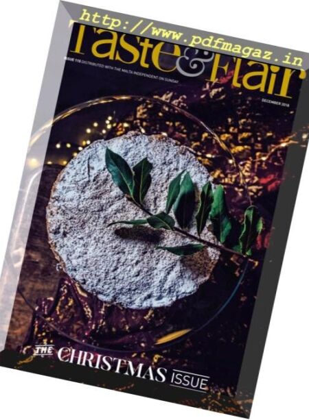 Taste & Flair – December 2018 Cover