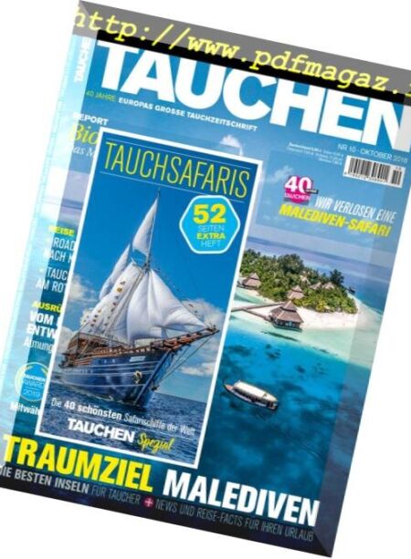 Tauchen – Oktober 2018 Cover