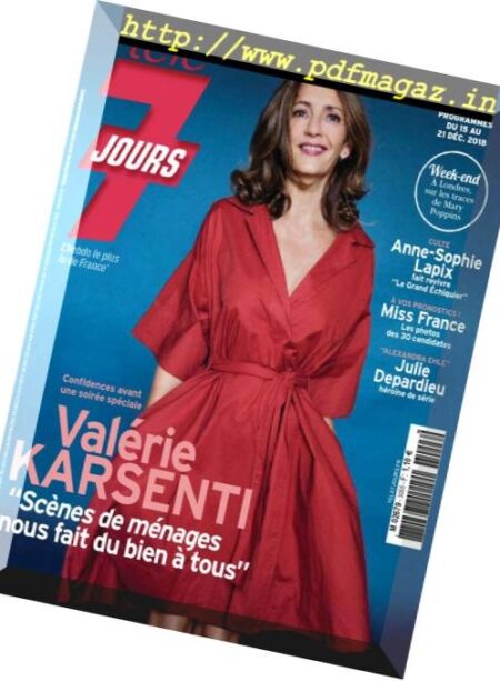 Tele 7 Jours – 15 decembre 2018 Cover