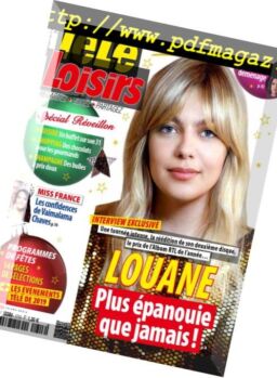 Tele Loisirs – 24 Decembre 2018