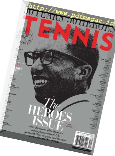 Tennis Magazine USA – November-December 2018 Cover
