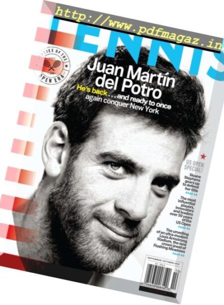 Tennis Magazine USA – September-October 2018 Cover