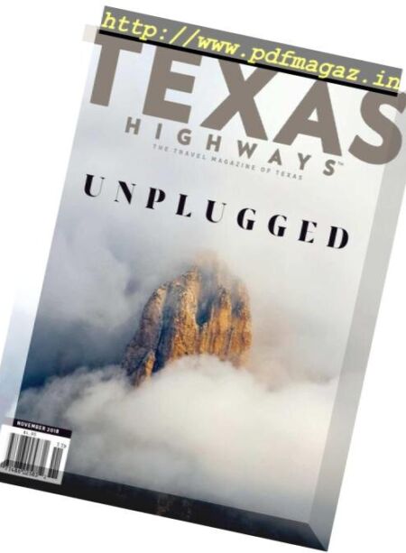 Texas Highways – November 2018 Cover