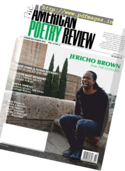 The American Poetry Review – November-December 2018