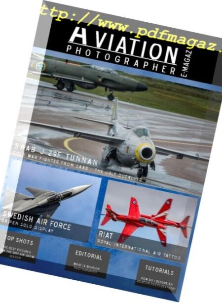 The Aviation Photographer – Isuue 1, 2018 Cover