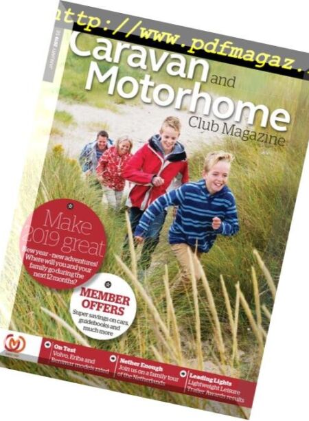The Caravan Club – January 2019 Cover