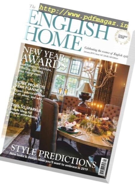 The English Home – January 2019 Cover