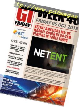 The Gambling Insider Friday – 04 October 2018