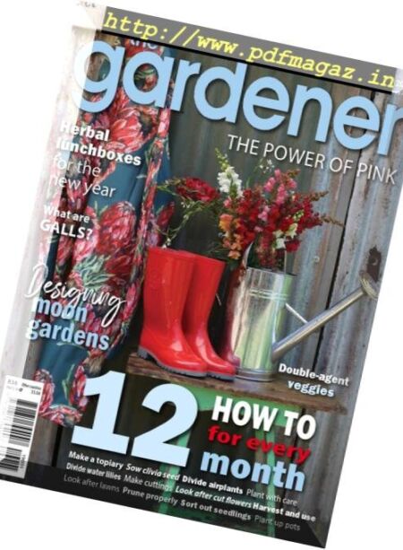The Gardener South Africa – January 2019 Cover