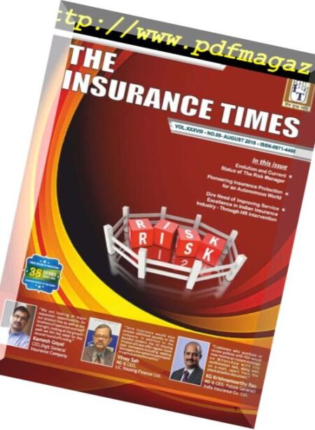 The Insurance Times – August 2018 Cover