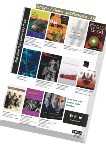 The New York Review of Books – December 20, 2018 Cover