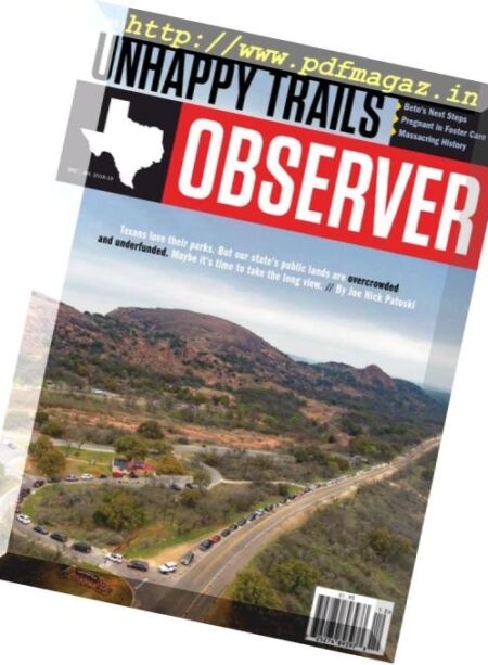 The Texas Observer – December 2018 Cover
