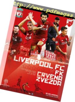This is Anfield – Liverpool FC Programmes – 25 October 2018