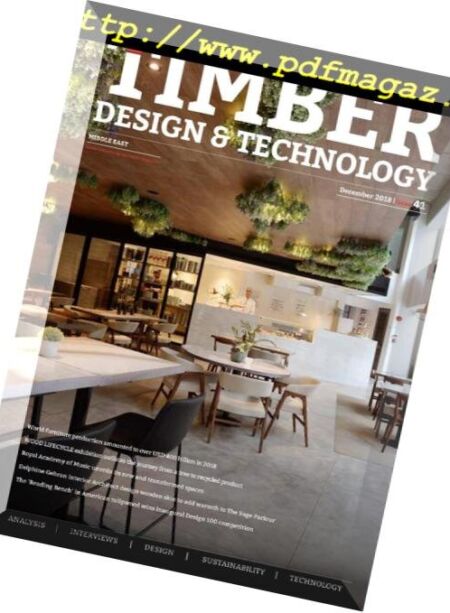 Timber Design & Technology Middle East – December 2018 Cover