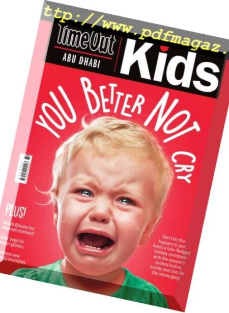 TimeOut Abu Dhabi Kids – December 2018 Cover