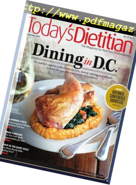Today’s Dietitian – September 2018 Cover