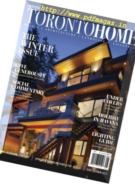 Toronto Home – Winter 2018-2019 Cover