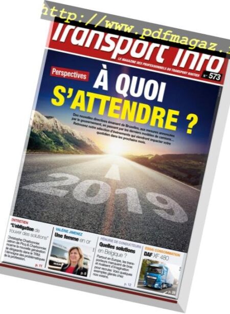 Transport Info – 21 decembre 2018 Cover