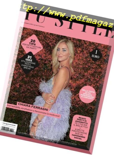 Tu Style – 18 Dicembre 2018 Cover