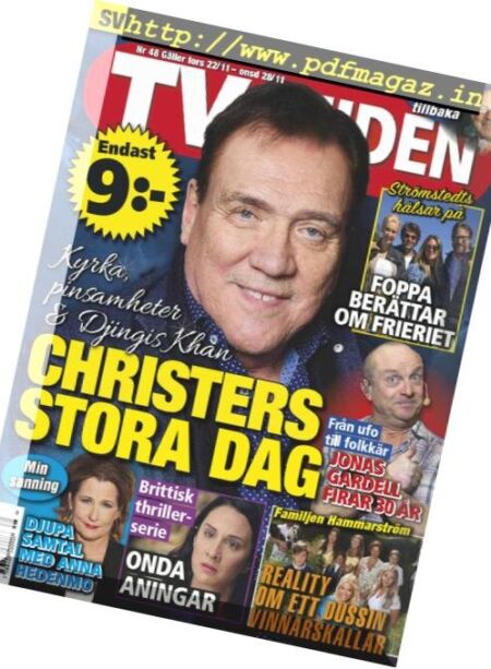 TV-guiden – 22 November 2018 Cover