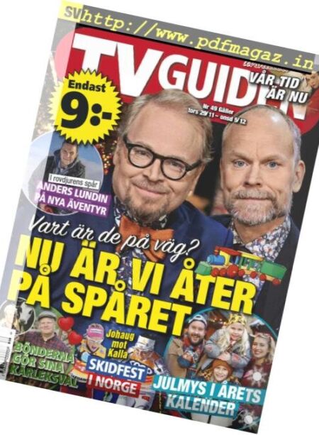 TV-guiden – 29 November 2018 Cover