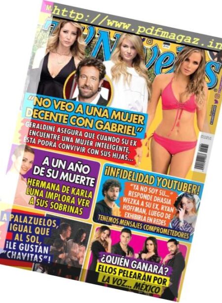 TVyNovelas Mexico – 28 septiembre 2018 Cover