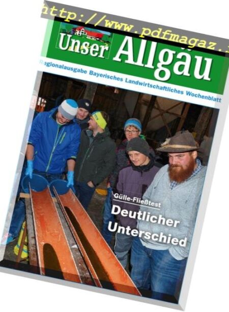 Unser Allgaeu – 13 Dezember 2018 Cover